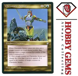 CHROMATIC ARMOR Ice Age Rare Magic the Gathering MTG - Image 1