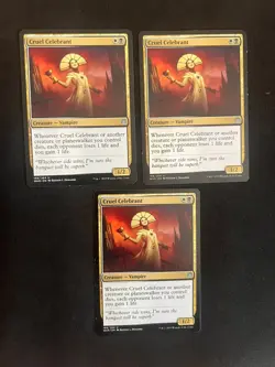 Cruel Celebrant x3 [War of the Spark] #188/264 Magic MTG Cards LP/MP - Image 1