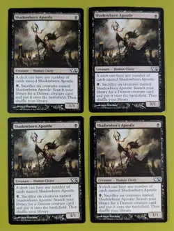 Shadowborn Apostle x4 Magic 2014 Core Set M14 4x Magic the Gathering MTG - Image 1