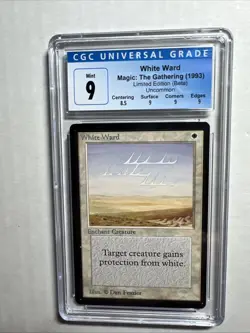 MTG Beta U W White Ward CGC 9 Mint (w/ 3 Mint sub grades) 1993 - Image 1