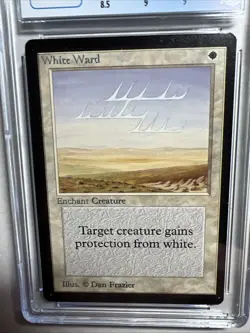 MTG Beta U W White Ward CGC 9 Mint (w/ 3 Mint sub grades) 1993 - Image 3