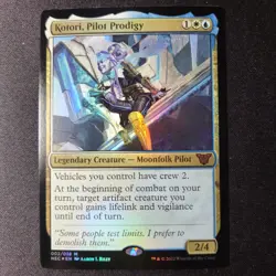MTG | Kotori, Pilot Prodigy | Mythic | Foil Etched | NEC #78 - Image 1