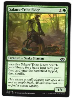 Sakura-Tribe Elder 194 DSC C Commander: Duskmourn: House of Horror MTG - Image 1