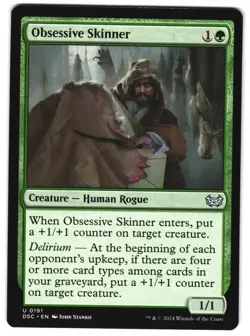 Obsessive Skinner 191 DSC U Commander: Duskmourn: House of Horror MTG - Image 1