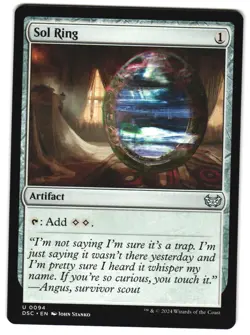 Sol Ring 94 DSC U Commander: Duskmourn: House of Horror MTG - Image 1