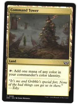 Command Tower 96 DSC C Commander: Duskmourn: House of Horror MTG - Image 1
