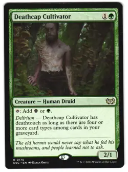 Deathcap Cultivator 175 DSC R Commander: Duskmourn: House of Horror MTG - Image 1