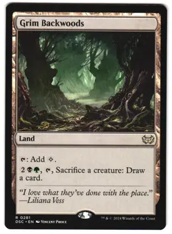 Grim Backwoods 281 DSC R Commander: Duskmourn: House of Horror MTG - Image 1