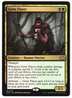 Grim Flayer 218 DSC M Commander: Duskmourn: House of Horror MTG - Image 1