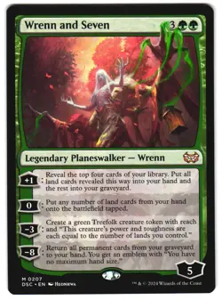 Wrenn and Seven 207 DSC M Commander: Duskmourn: House of Horror MTG - Image 1