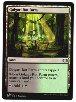 Golgari Rot Farm 279 DSC U Commander: Duskmourn: House of Horror MTG - Image 1