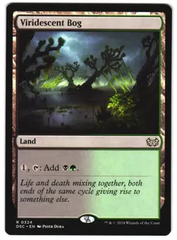 Viridescent Bog 324 DSC R Commander: Duskmourn: House of Horror MTG - Image 1