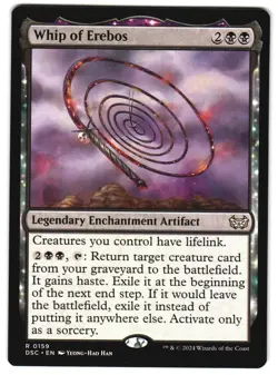 Whip of Erebos 159 DSC R Commander: Duskmourn: House of Horror MTG - Image 1