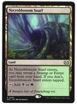 Necroblossom Snarl 290 DSC R Commander: Duskmourn: House of Horror MTG - Image 1