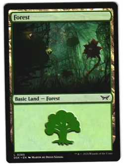 Forest (0285) 285 DSK L Duskmourn: House of Horror MTG - Image 1