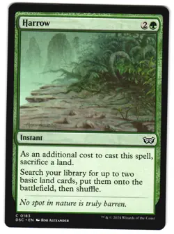 Harrow 183 DSC C Commander: Duskmourn: House of Horror MTG - Image 1