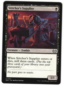 Stitcher's Supplier 157 DSC U Commander: Duskmourn: House of Horror MTG - Image 1