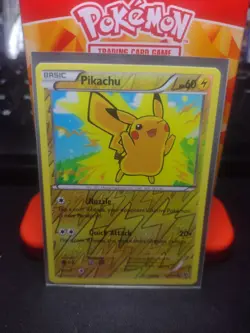 Pokemon Pikachu 42/146 XY Base Set Reverse Holo LP - Image 1