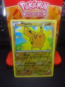 Pokemon Pikachu 42/146 XY Base Set Reverse Holo LP - Image 2