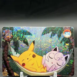 Pikachu Jigglypuff 374 Vending Machine Prism Pokemon Sticker - Image 1