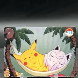 Pikachu Jigglypuff 374 Vending Machine Prism Pokemon Sticker - Image 2