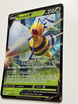 Beedrill V 001/189 Ultra Rare Astral Radiance Pokemon TCG Holo Foil Near Mint NM - Image 3
