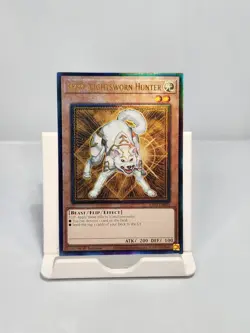 Ryko, Lightsworn Hunter RA02-EN003 Prismatic Ultimate Rare 1st Edition Yugioh - Image 1