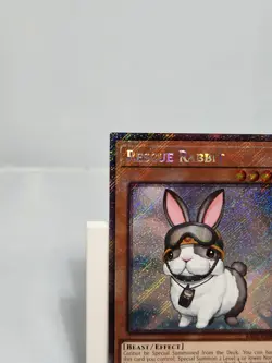 Rescue Rabbit RA02-EN008 Platinum Secret Rare 1st Edition Yugioh - Image 2