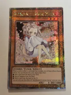 Ash Blossom & Joyous Spring RA04-EN025 Quarter Century Secret Rare Yugioh NM - Image 1