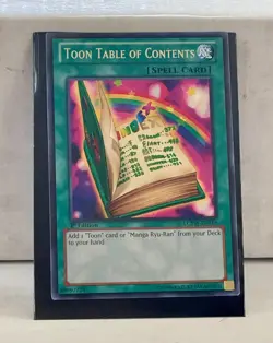 YuGiOh! Toon Table of Contents LCYW-EN116 Rare 1st Edition - Excellent - Image 3
