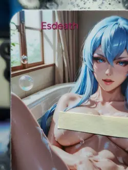 1/1 Only 1 Made Esdeath Bath NSFW Akame Topless F/N Lonestar Customs Waifu Card - Image 2
