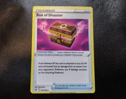 Box of Disaster 154/196 BLURRY TEXT ERROR Uncommon Lost Origin Pokemon Card - Image 1