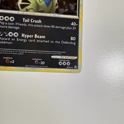 Tyranitar Heart Gold Soul Silver Unleashed 26/95 Holo Pokemon Card Rare HGSS - Image 4