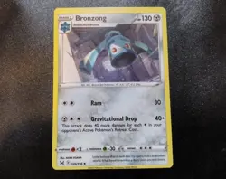 Bronzong 126/196 BLURRY TEXT ERROR Uncommon Lost Origin Pokemon Card - Image 1