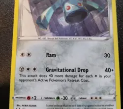 Bronzong 126/196 BLURRY TEXT ERROR Uncommon Lost Origin Pokemon Card - Image 2