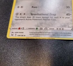 Bronzong 126/196 BLURRY TEXT ERROR Uncommon Lost Origin Pokemon Card - Image 3