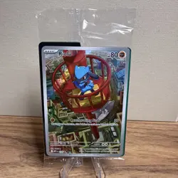Riolu Mega Evolution ETB Pokemon Card Promo 010 Sealed - Image 1