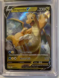 CGC Graded 8.5 Dragonite V 049/078 Pokemon Go Double Rare Tcg Pokemon Card Slab - Image 3