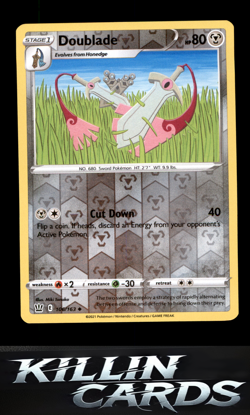 Reverse Holofoil Doublade 106/163 Pokemon Uncommon SWSH05: Battle Styles Card NM - Image 1