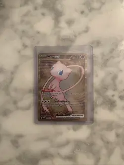 Pokemon Mew EX Metal Gold Secret Rare Card 205/165 UPC S&V 151 - Image 1