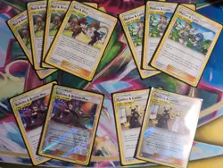 Pokemon TCG - Trainer Card Bundle - Support Cards - Excellent Condition - Image 1