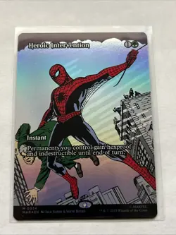 Heroic Intervention Mythic Foil Marvel’s Spider-Man MTG !!! LQQK !!! - Image 1