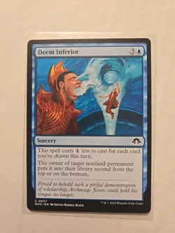 Deem Inferior - Modern Horizons 3 - LP - MTG Magic - Common - Sorcery - Image 1