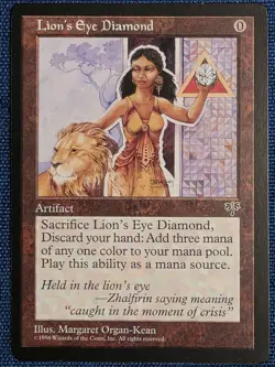 Lion's Eye Diamond MTG Mirage Unplayed NM - Image 1