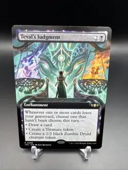 Teval's Judgment (Extended Art) Commander: Tarkir: Dragonstorm MTG NM 0068 - Image 1