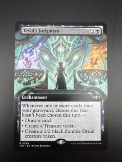 Teval's Judgment (Extended Art) Commander: Tarkir: Dragonstorm MTG NM 0068 - Image 3