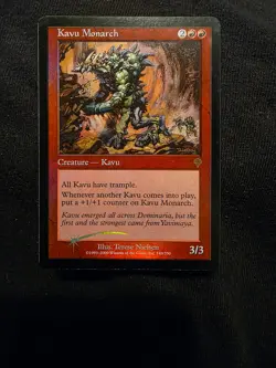 Kavu Monarch Invasion FOIL Near Mint MTG Magic - Image 2