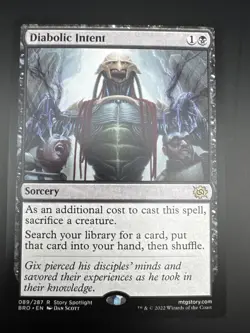 Diabolic Intent The Brothers' War Regular NM MTG - Image 3