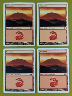 Mountain (345) x4 Eighth Edition 8th 4x Magic the Gathering MTG - Image 1