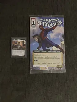Amazing Spider-Man 1 NYCC Magic The Gathering Comic & Spider-man MTG Card - Image 2